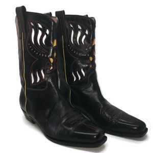 Donald J Pliner short cowboy boots